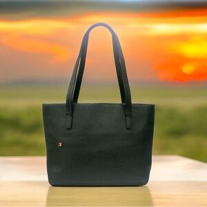 BALLY-black leather tote- with COA